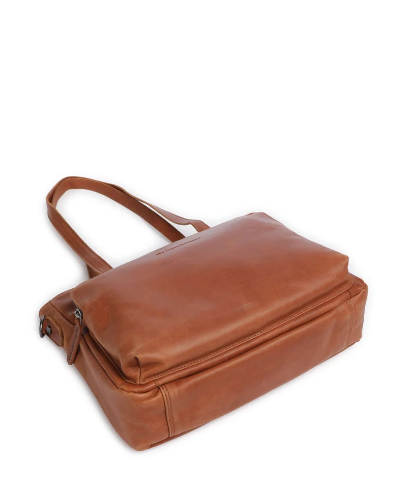 The Chesterfield Brand Wax Pull Up Cow Alicante Bolsa shopping cognac