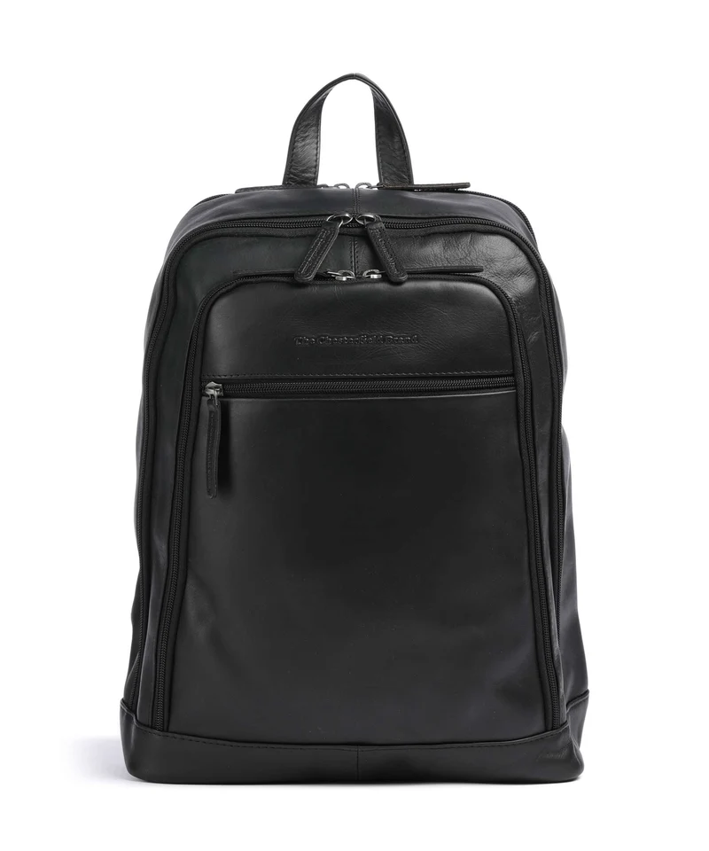 The Chesterfield Brand Wax Pull Up Cow Detroit Mochila black
