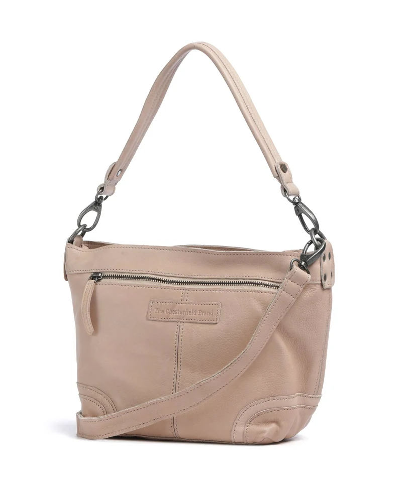 The Chesterfield Brand Washed Waxed Cow Lucy Bolso de hombro beige