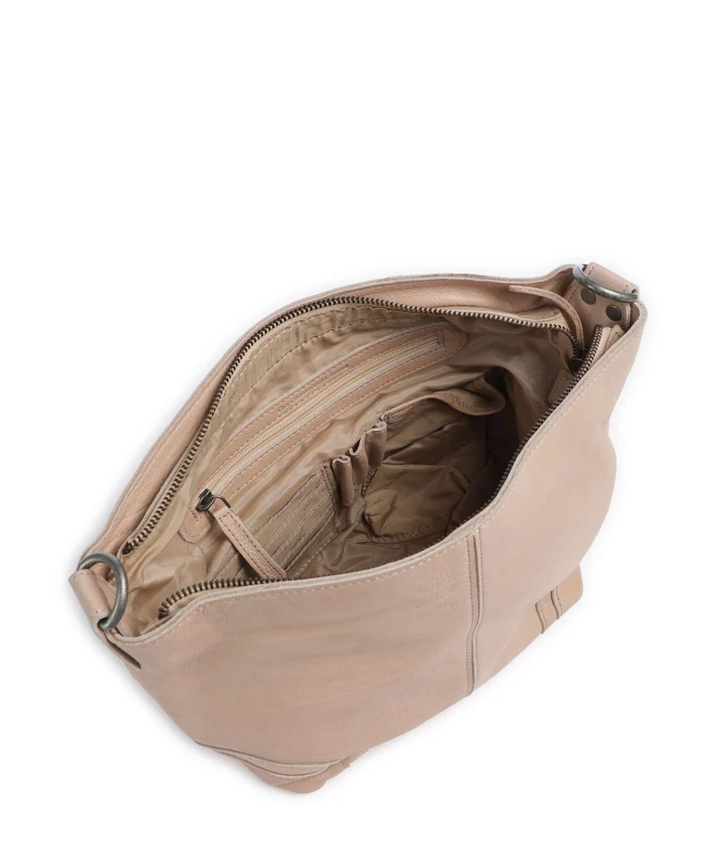 The Chesterfield Brand Washed Waxed Cow Lucy Bolso de hombro beige