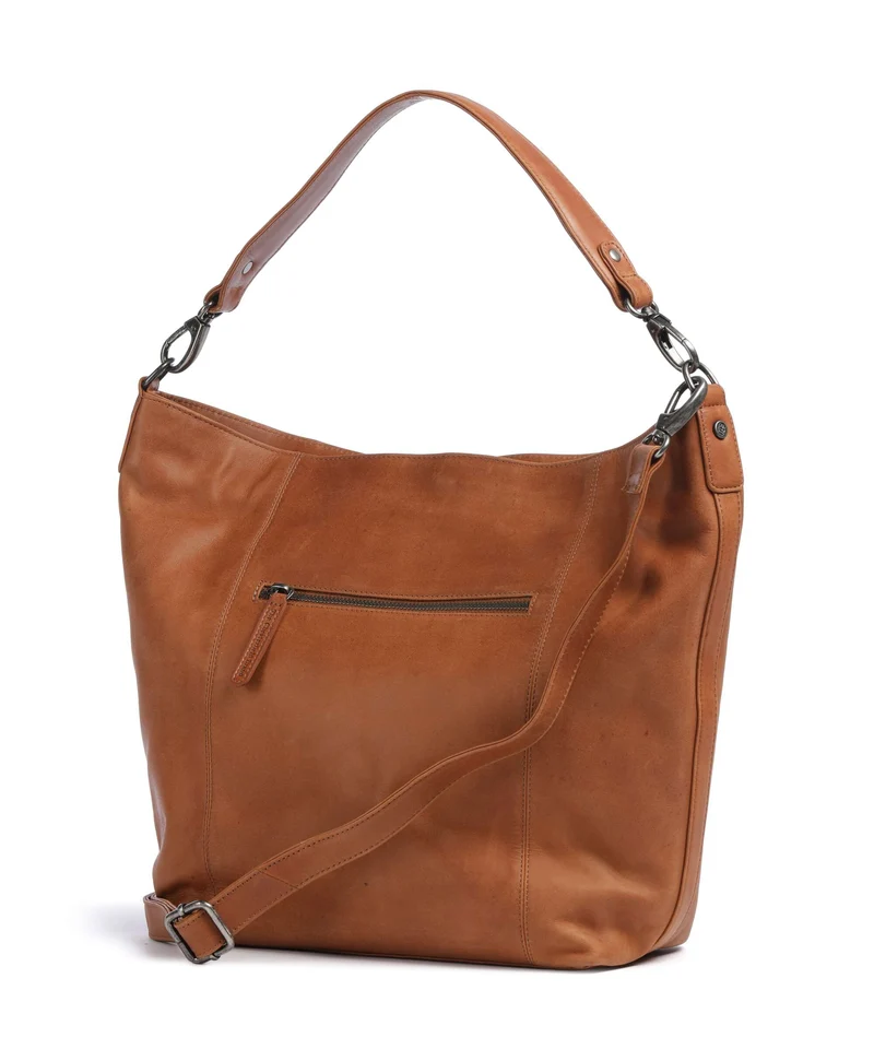 The Chesterfield Brand Wax Pull Up Cow Zira Bolso de hobo cognac