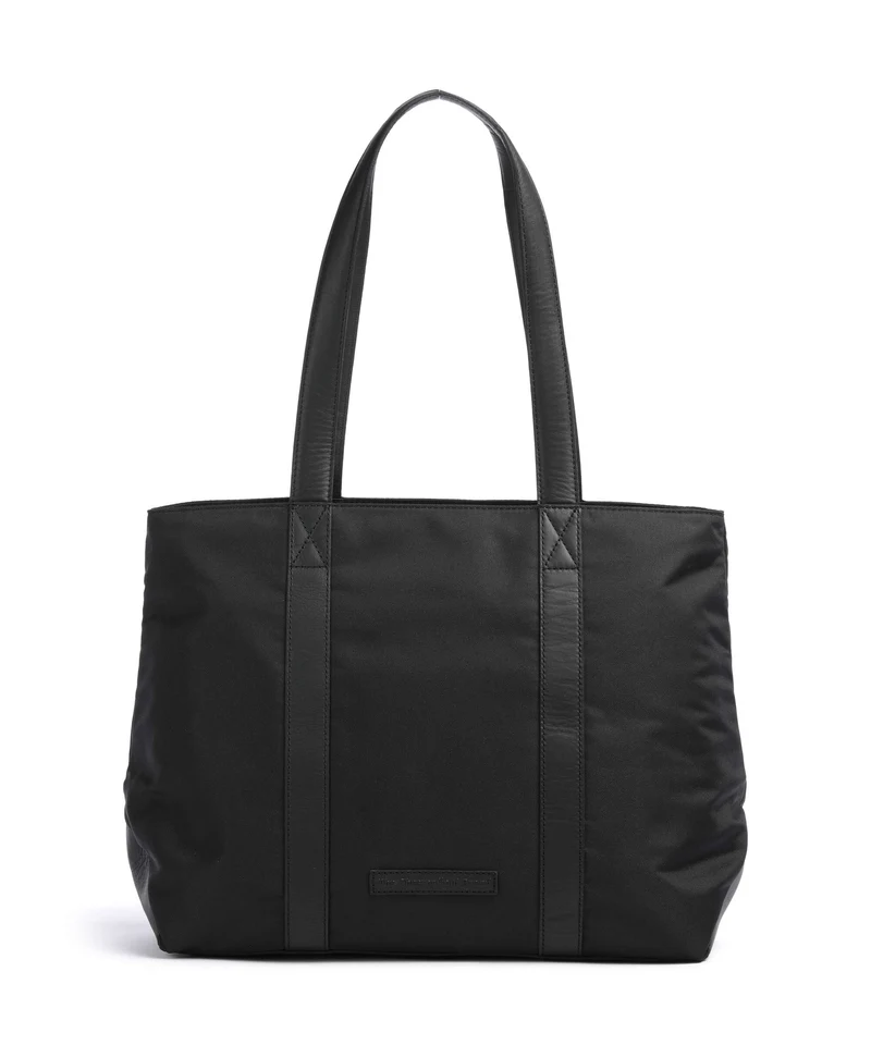 The Chesterfield Brand Nylon Wax Pull Up Otta Bolsa shopping black