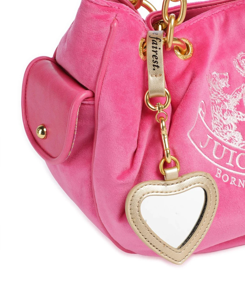 Juicy Couture Daydreamer Classic Crest M Bolso de hobo pink yarrow