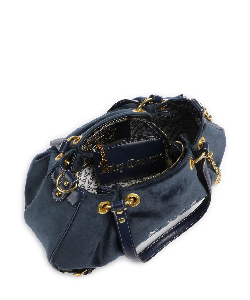 Juicy Couture Twig Narrative Velvet M Bolso de hobo blue depths