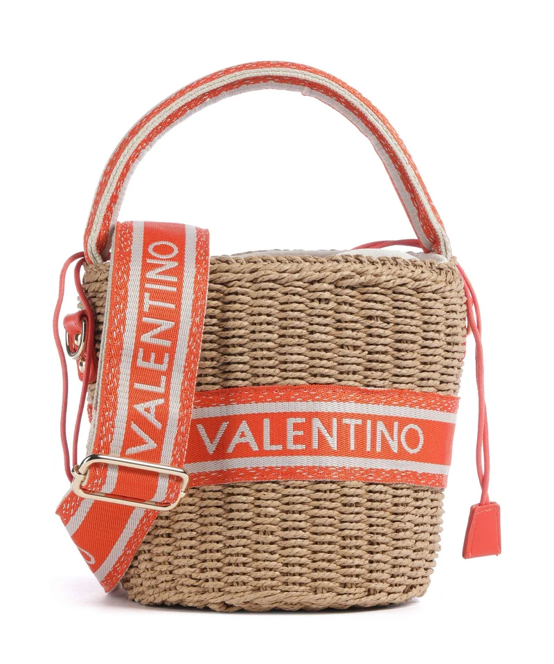 Valentino Bags Boho Bucket bolso de mano naturale/arancio