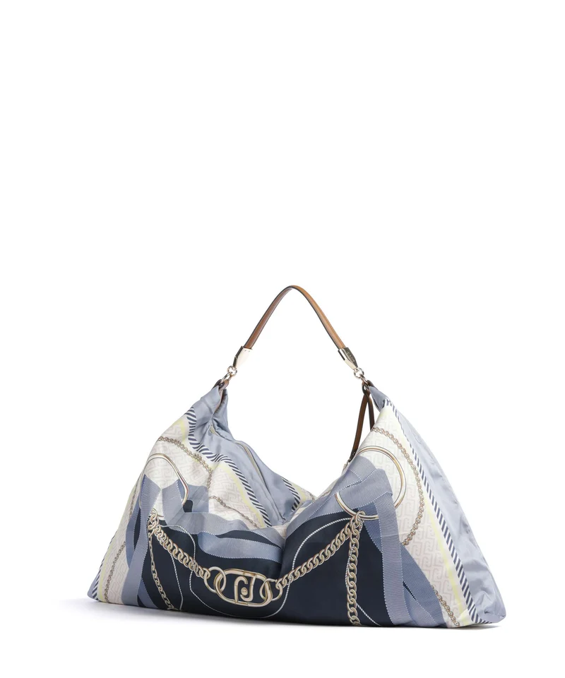 Liu Jo Foulard Bolso de hobo st metall/light denim