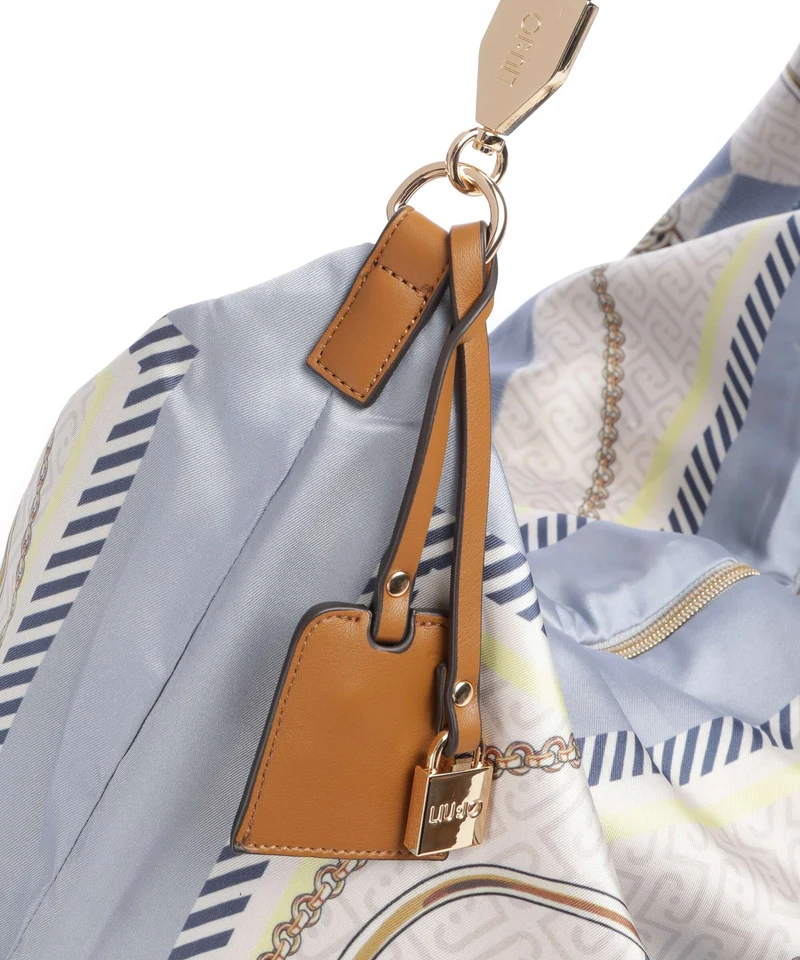 Liu Jo Foulard Bolso de hobo st metall/light denim
