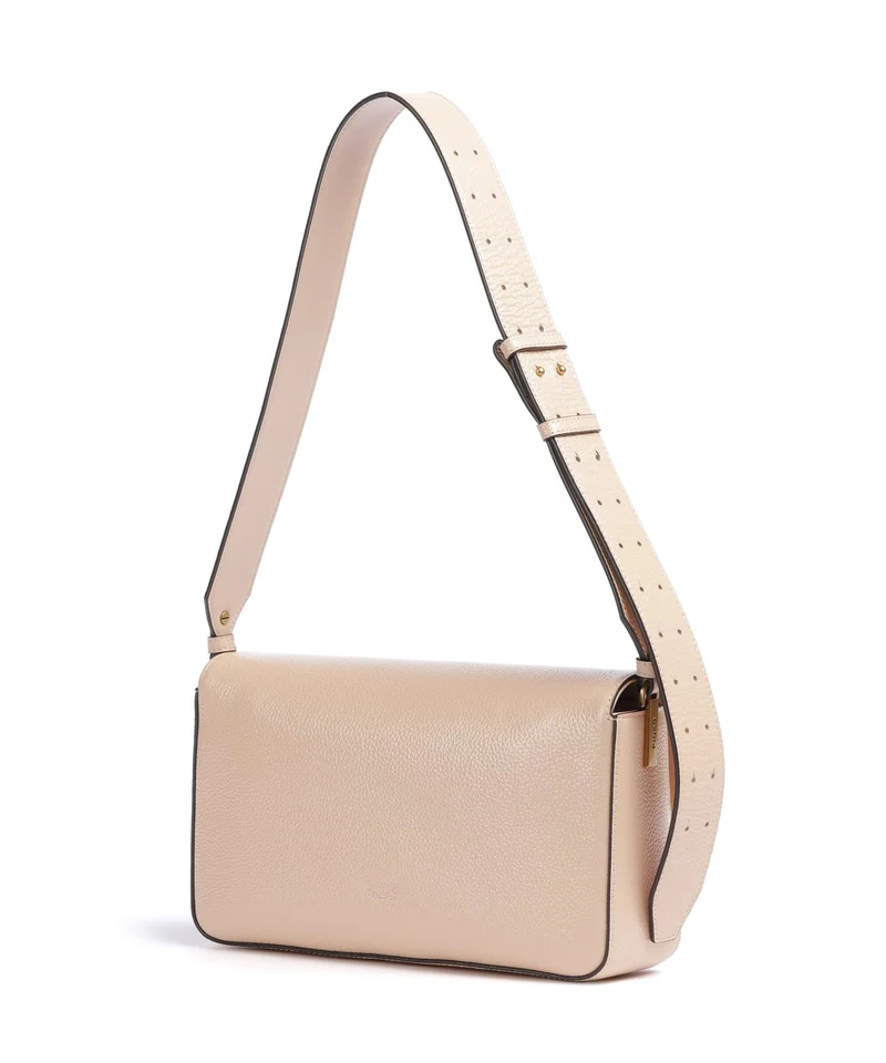 Pinko Love One Classic Slouchy Bolso de hombro light pink/antique gold
