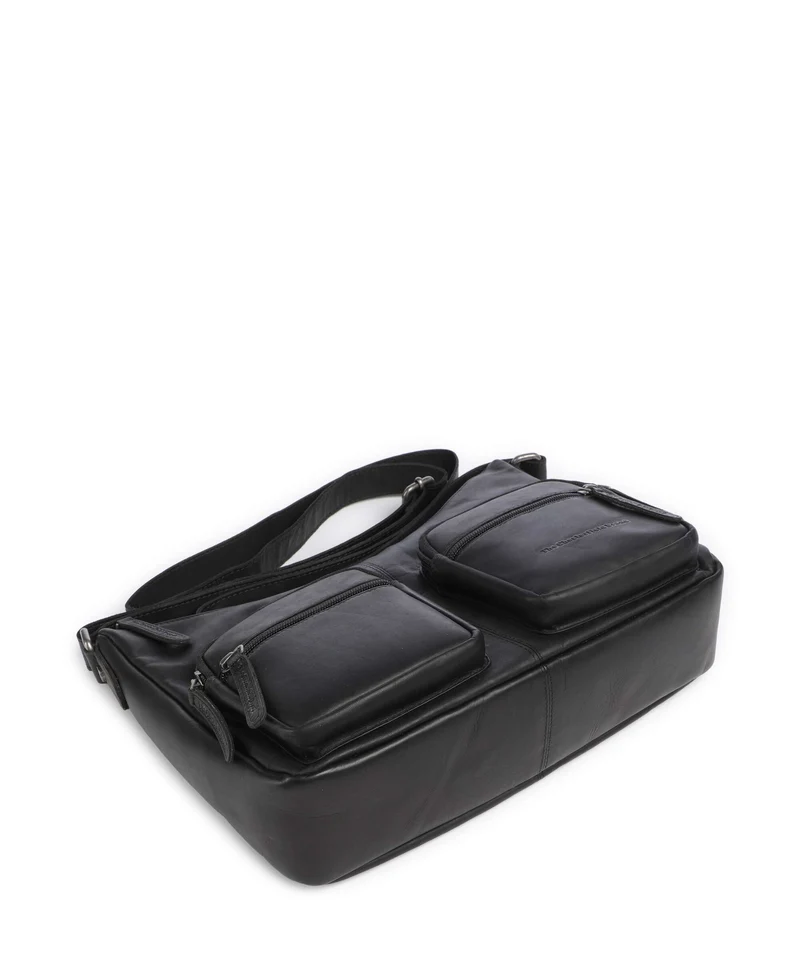 The Chesterfield Brand Wax Pull Up Cow Valenora Bolso de hombro black