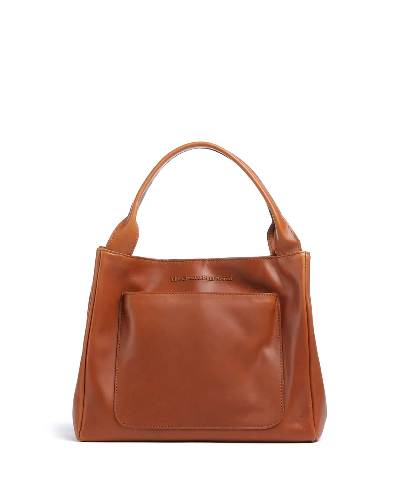 The Chesterfield Brand Wax Pull Up Cow Tenara Bolso de hombro cognac