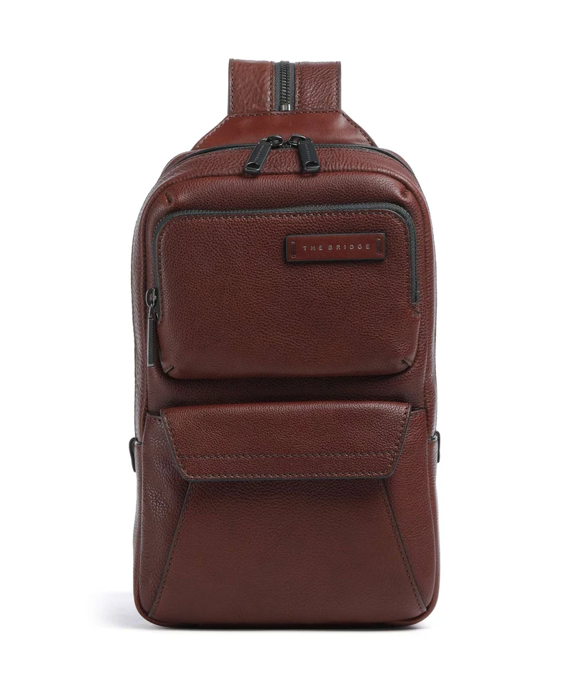 The Bridge Ludovico Mochila sling marrone