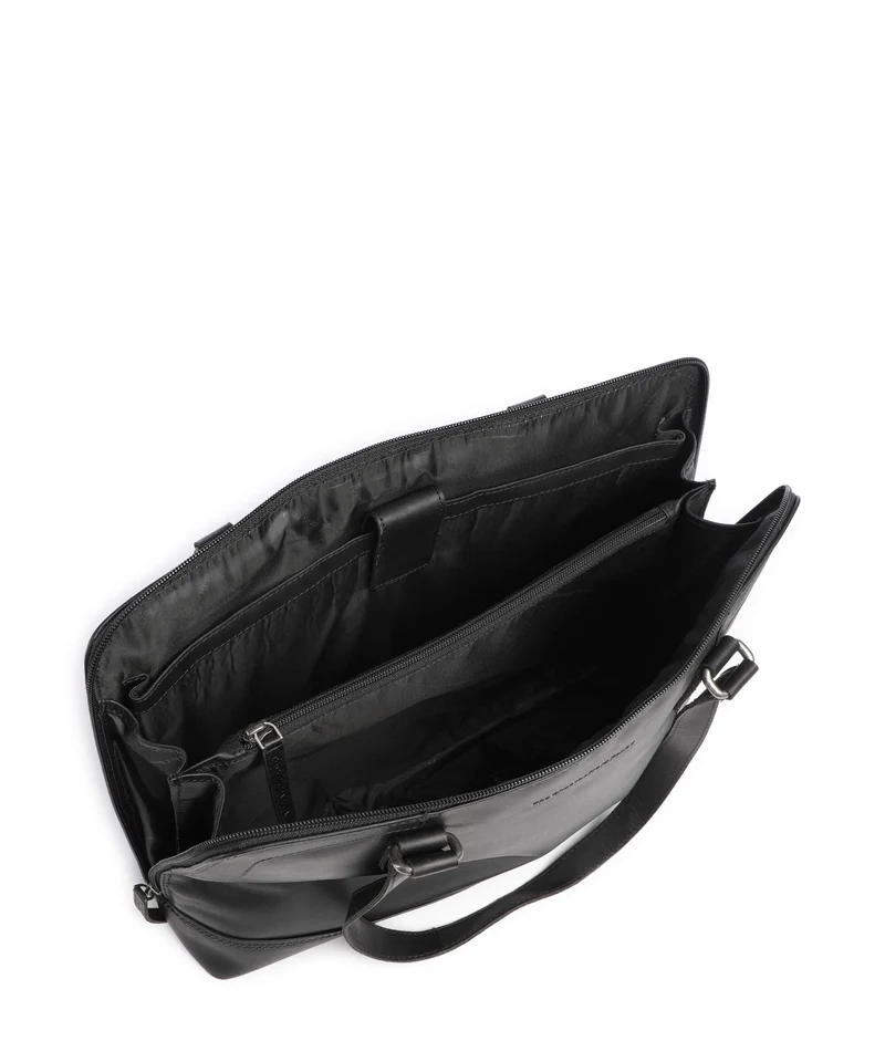 The Chesterfield Brand Wax Pull Up Cow Elvar Bolso de hombro black