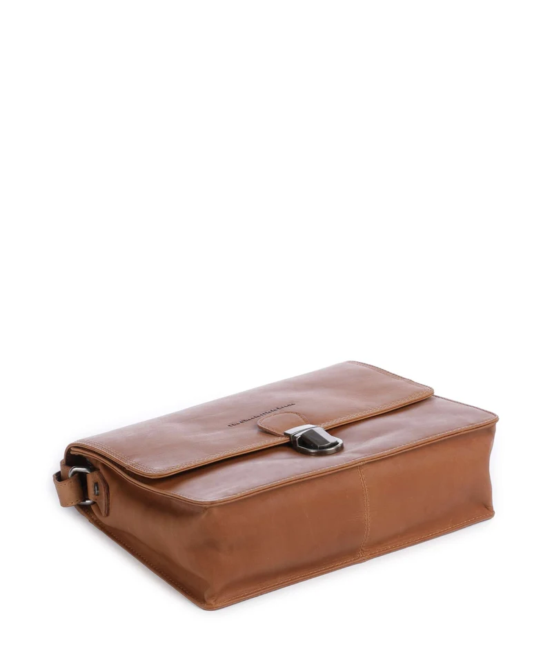 The Chesterfield Brand Wax Pull Up Cow Lunor Bolso de hombro cognac