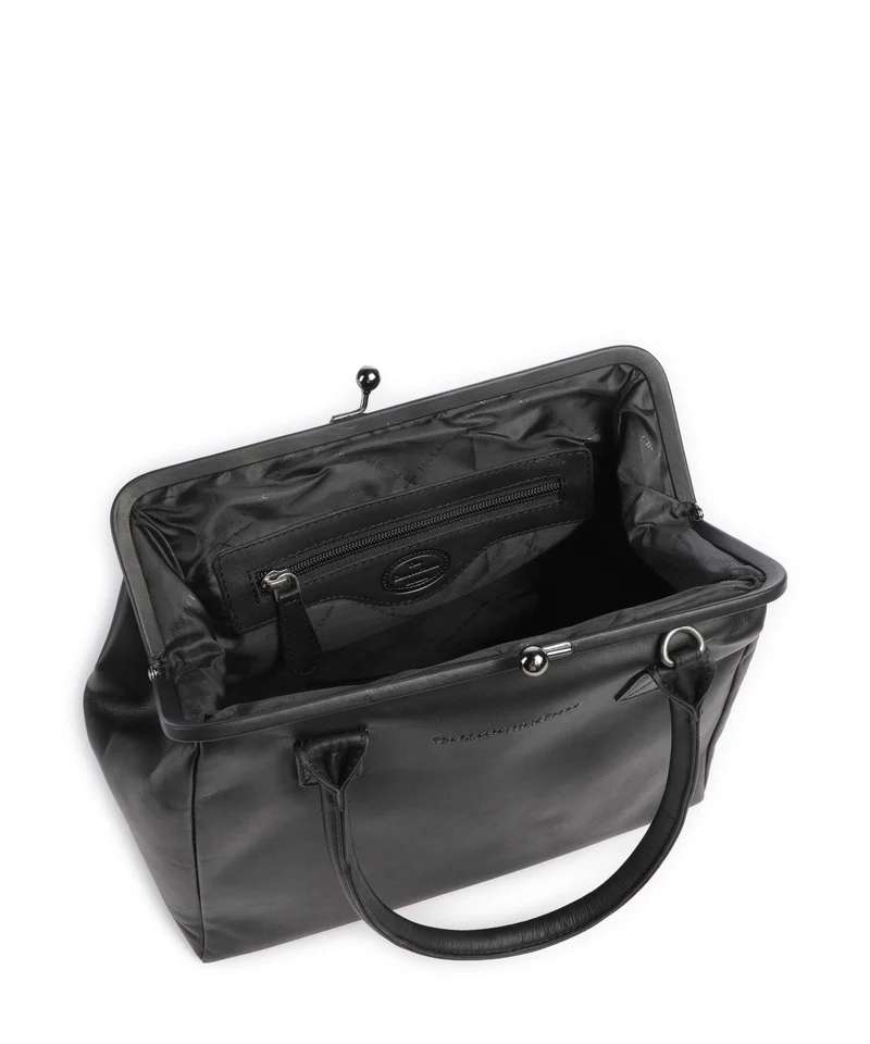 The Chesterfield Brand Wax Pull Up Cow Dorin Bolso de hombro black