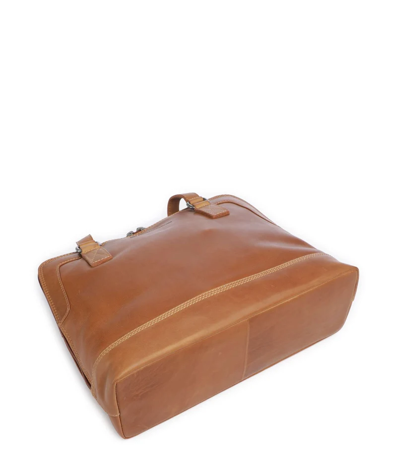 The Chesterfield Brand Wax Pull Up Cow Seron Bolso de hombro cognac