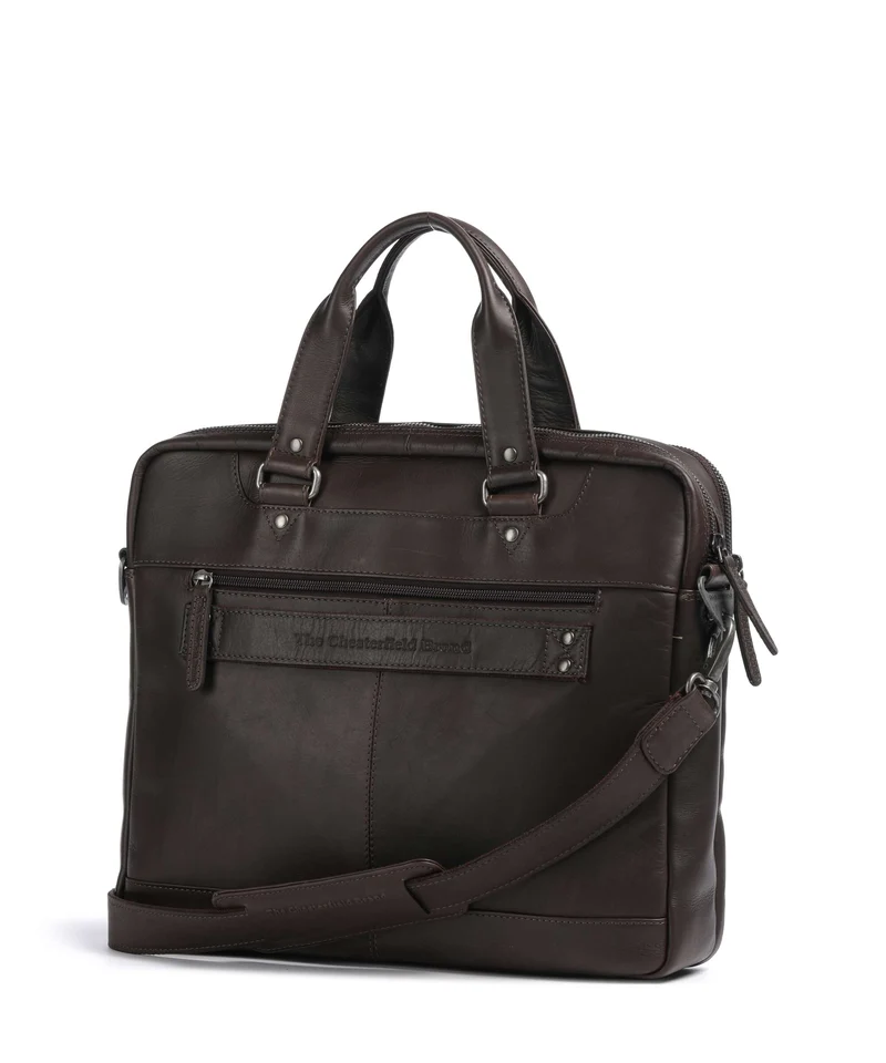 The Chesterfield Brand Wax Pull Up Cow Montara Bolso para portátil brown