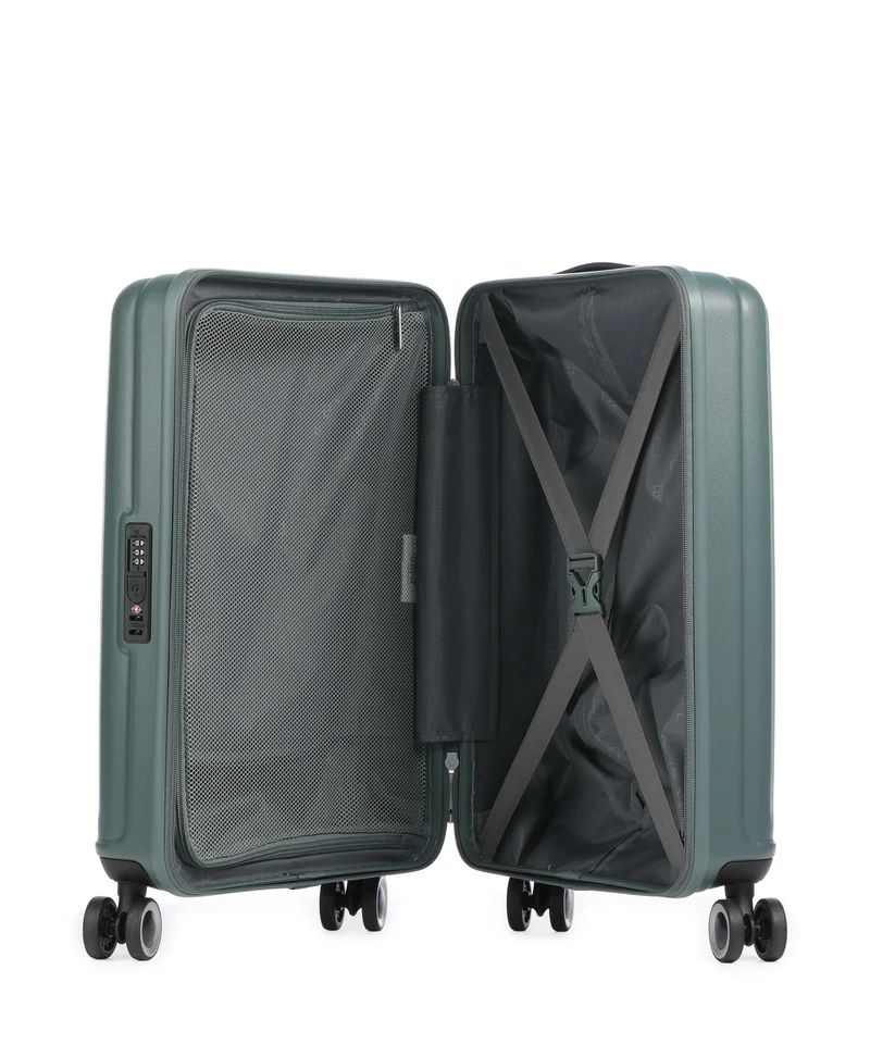 American Tourister Sunset Hills Maleta con 4 ruedas dark forest