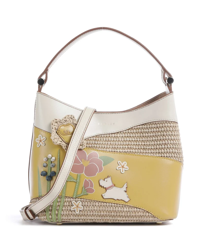 Radley London Spring Blooms Bandolera salt