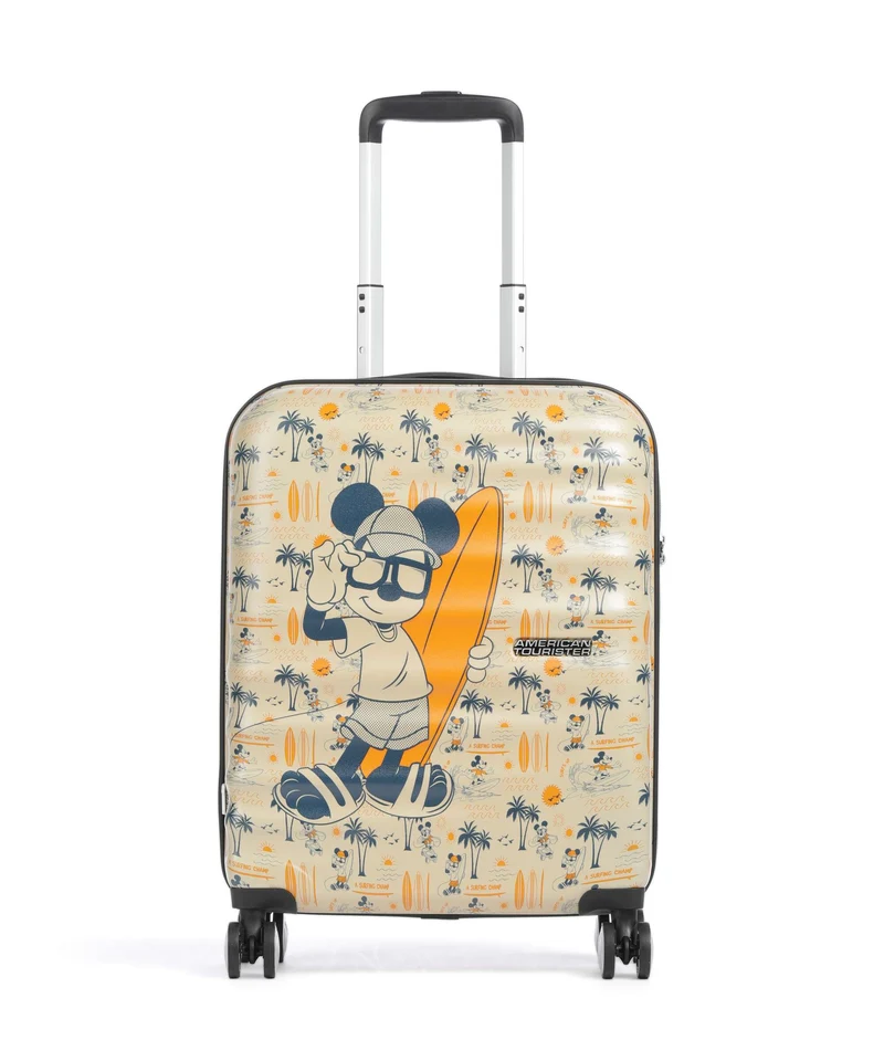 American Tourister Wavebreaker Disney Maleta con 4 ruedas mickey super surfer