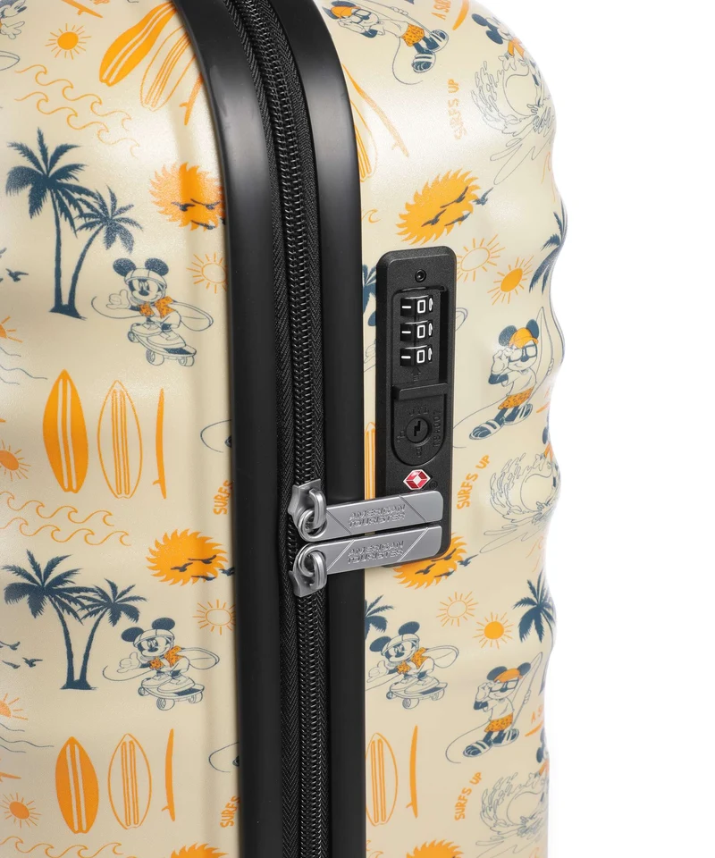 American Tourister Wavebreaker Disney Maleta con 4 ruedas mickey super surfer
