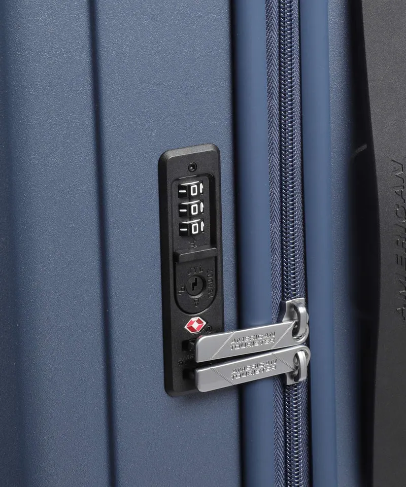 American Tourister Sunset Hills Maleta con 4 ruedas navy blue