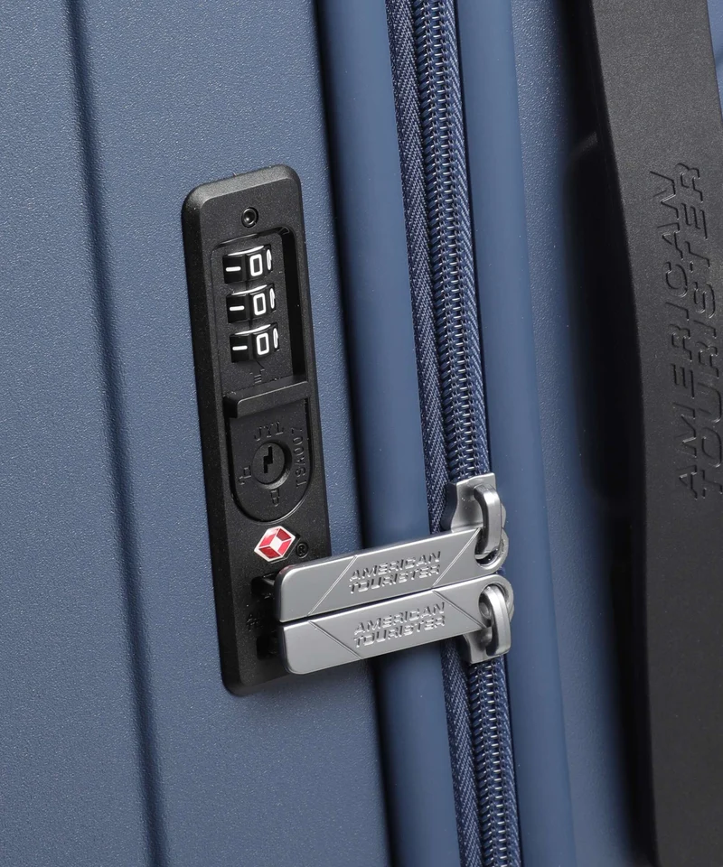 American Tourister Sunset Hills Maleta con 4 ruedas navy blue