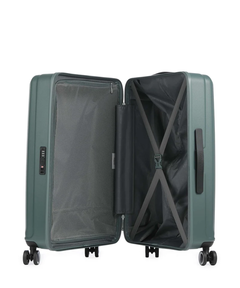 American Tourister Sunset Hills Maleta con 4 ruedas dark forest
