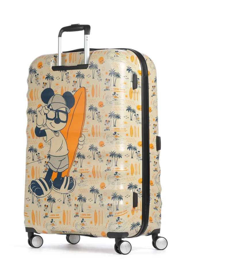 American Tourister Wavebreaker Disney Maleta con 4 ruedas mickey super surfer