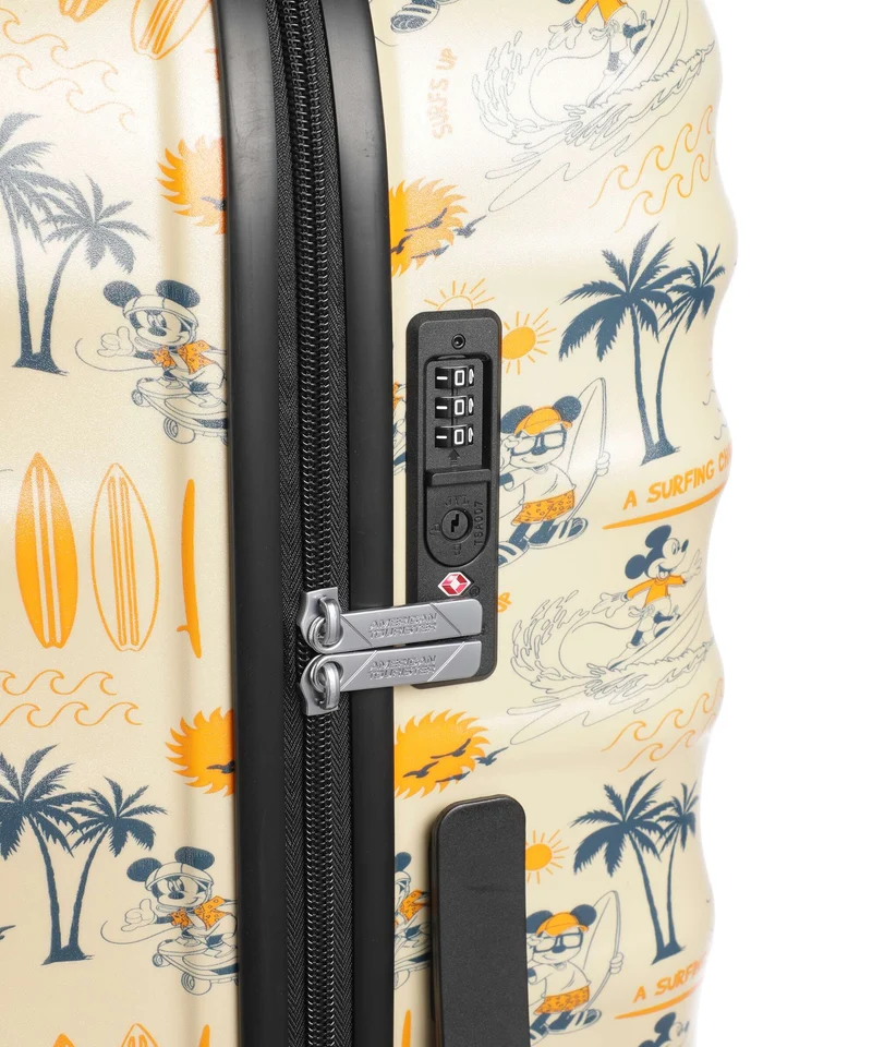 American Tourister Wavebreaker Disney Maleta con 4 ruedas mickey super surfer