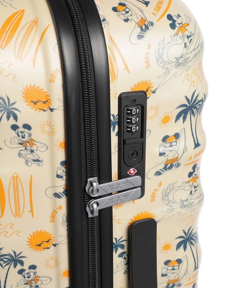 American Tourister Wavebreaker Disney Maleta con 4 ruedas mickey super surfer