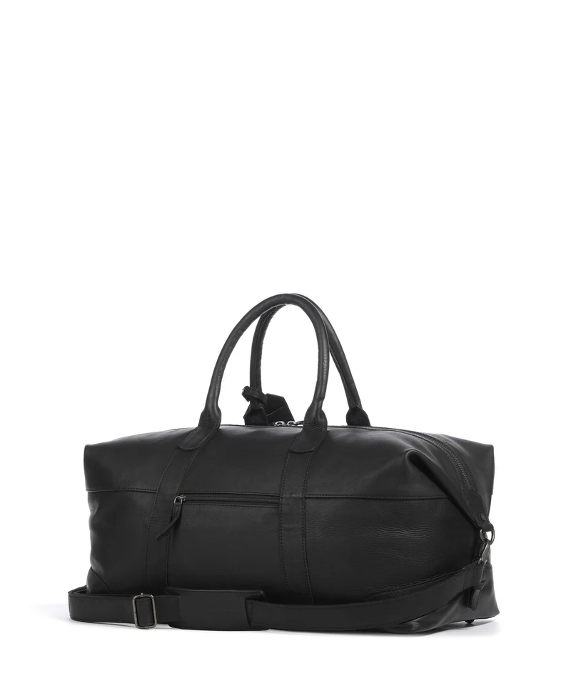 The Chesterfield Brand Wax Pull Up Cow Portsmouth 2 Bolsa de fin de semana black