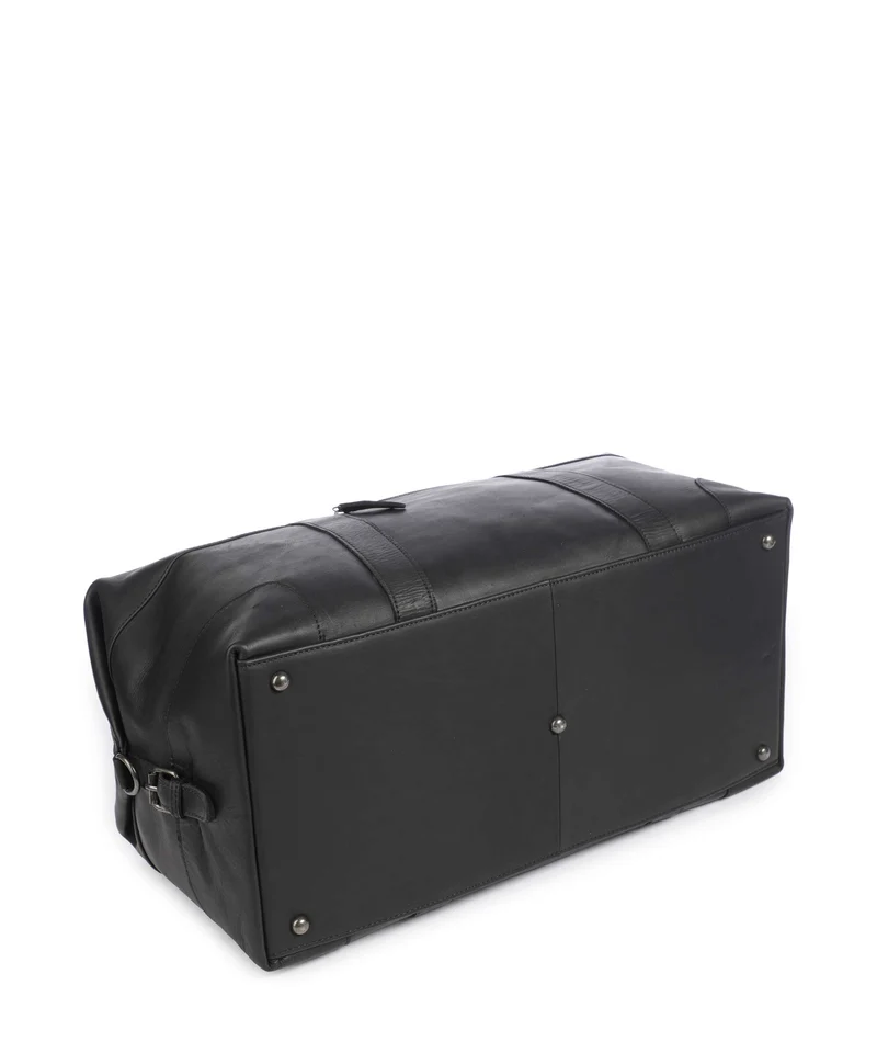 The Chesterfield Brand Wax Pull Up Cow Portsmouth 2 Bolsa de fin de semana black