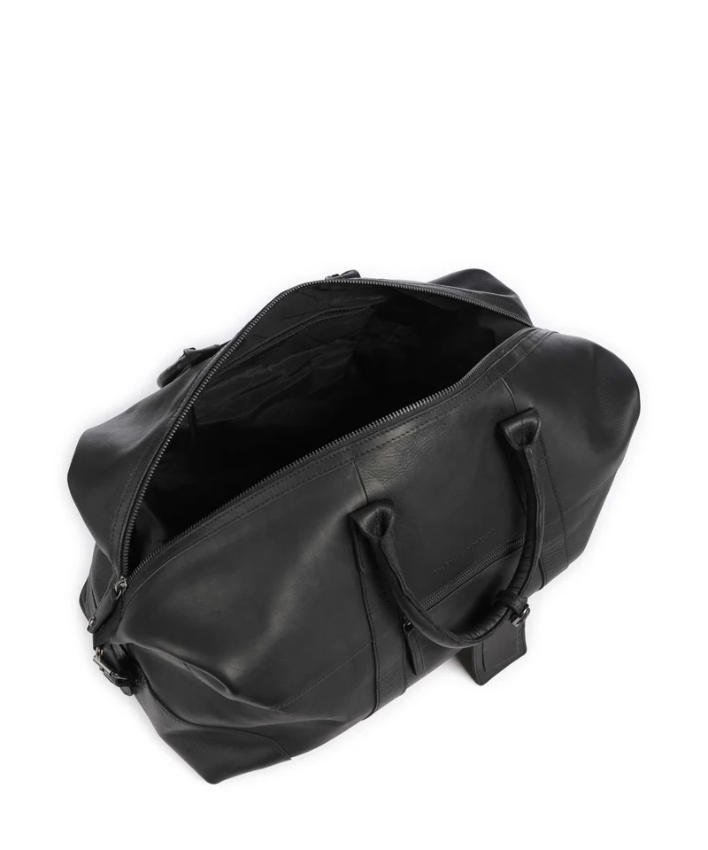 The Chesterfield Brand Wax Pull Up Cow Portsmouth 2 Bolsa de fin de semana black