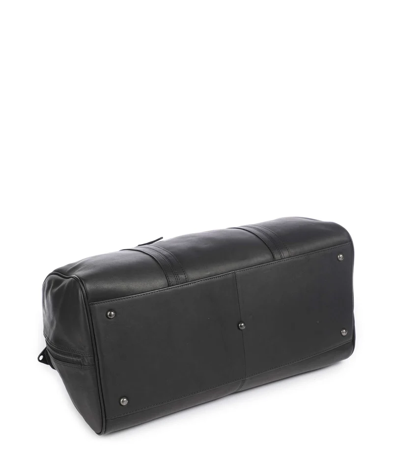 The Chesterfield Brand Wax Pull Up Cow Rivaro Bolsa de fin de semana black