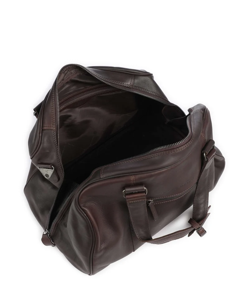 The Chesterfield Brand Wax Pull Up Cow Volenza Bolsa de fin de semana brown