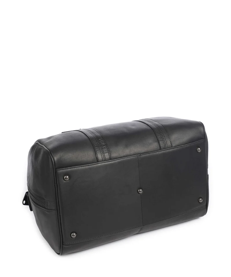 The Chesterfield Brand Wax Pull Up Cow Volenza Bolsa de fin de semana black