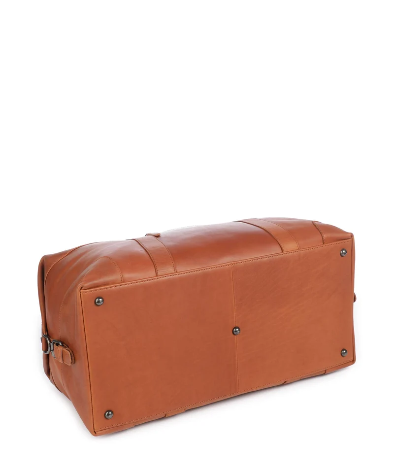 The Chesterfield Brand Wax Pull Up Cow Portsmouth 2 Bolsa de fin de semana cognac