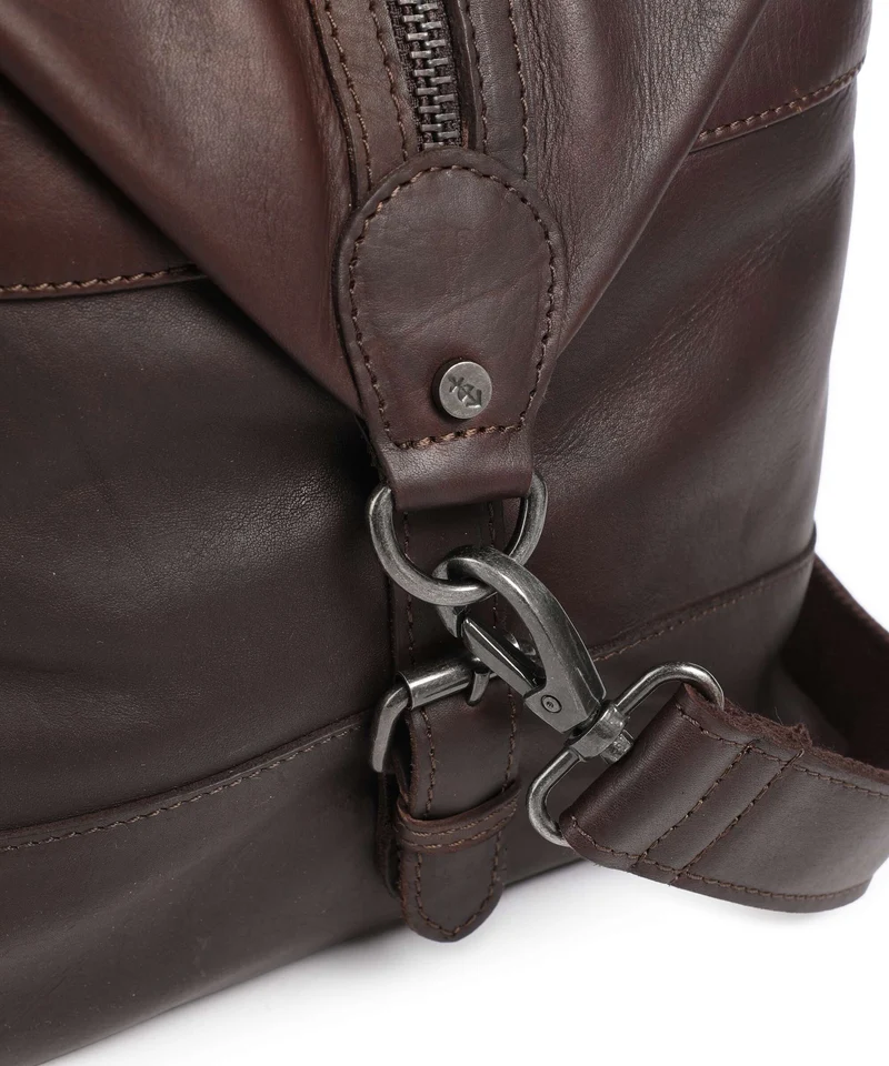 The Chesterfield Brand Wax Pull Up Cow Portsmouth 2 Bolsa de fin de semana brown