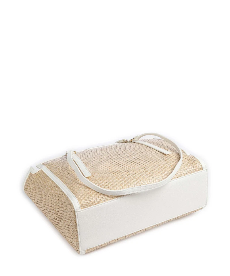 Valentino Bags Demetra Bolsa shopping natur/bianco