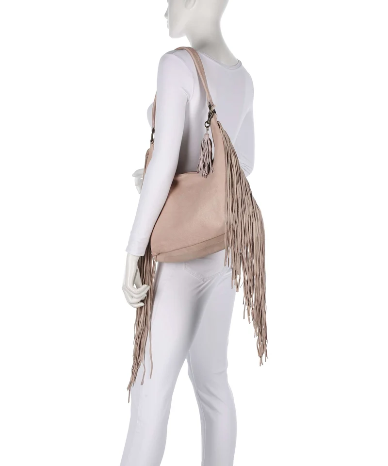 Taschendieb Wien Löwengasse 5x Bolso de hobo linen rose