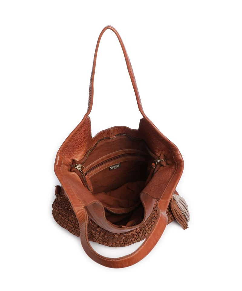 Taschendieb Wien Spinnerinweg 2 Bolsa shopping cognac