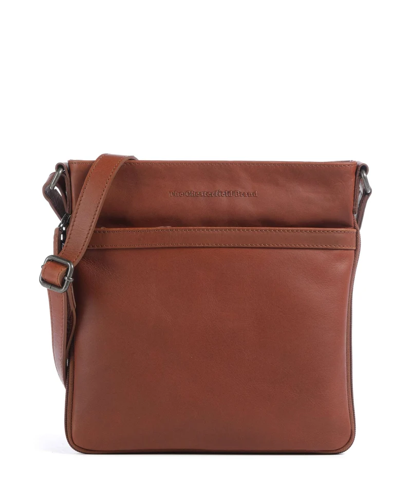 The Chesterfield Brand Wax Pull Up Cow Mirea Bandolera cognac