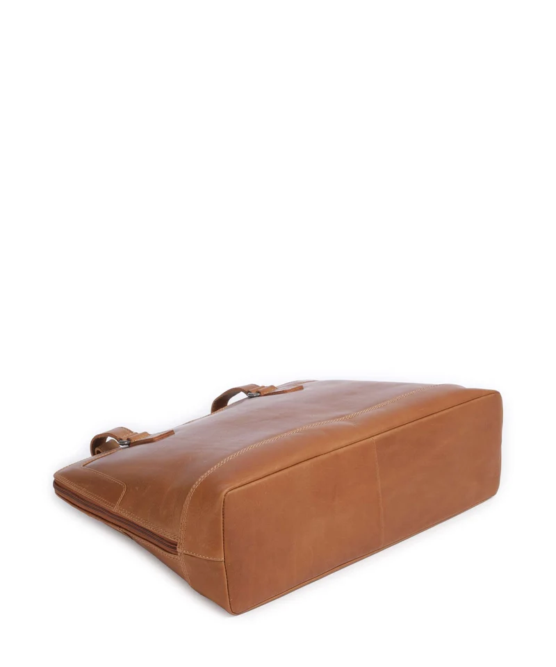 The Chesterfield Brand Wax Pull Up Cow Elvar Bolso de hombro cognac