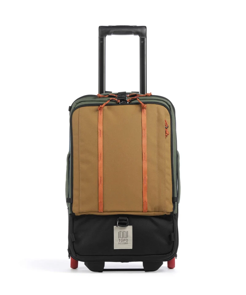 Topo Designs Global 44 Bolso de viaje con ruedas olive/dark khaki