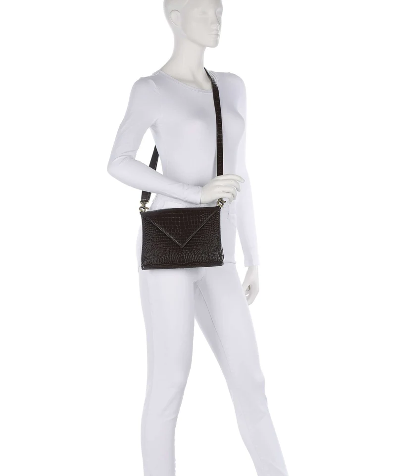 Depeche Fashion Favourites Bandolera brown croco