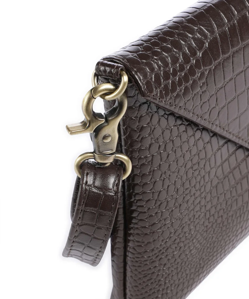 Depeche Fashion Favourites Bandolera brown croco
