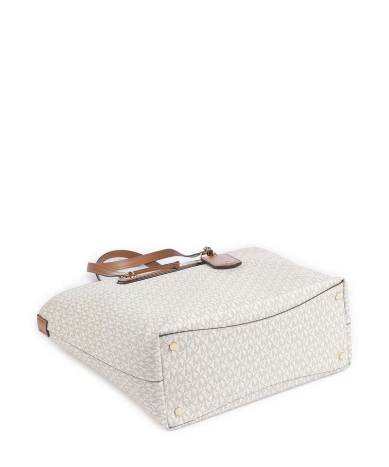 Michael Kors Jet Set Travel XL Bolsa shopping vanilla/acrn