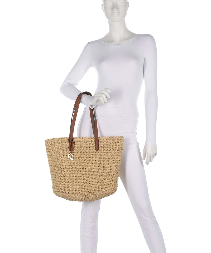 Lauren Ralph Lauren Lainey Large Bolsa shopping natural/lauren tan