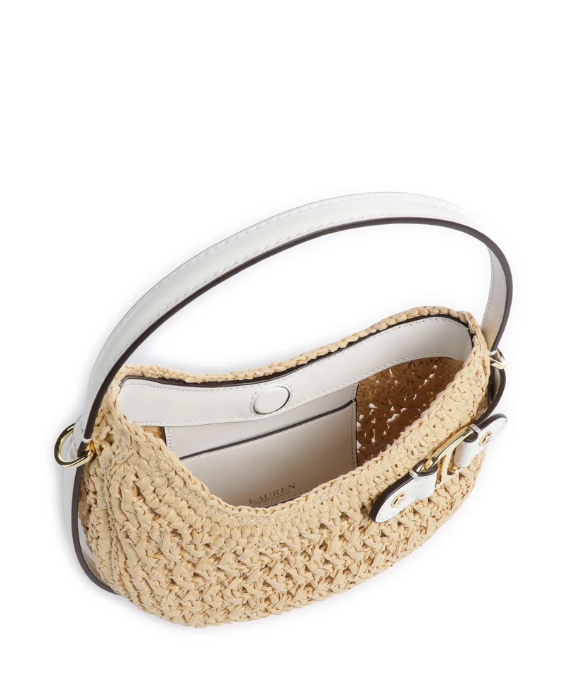 Lauren Ralph Lauren Tasha Small Bolso de mano natural/white