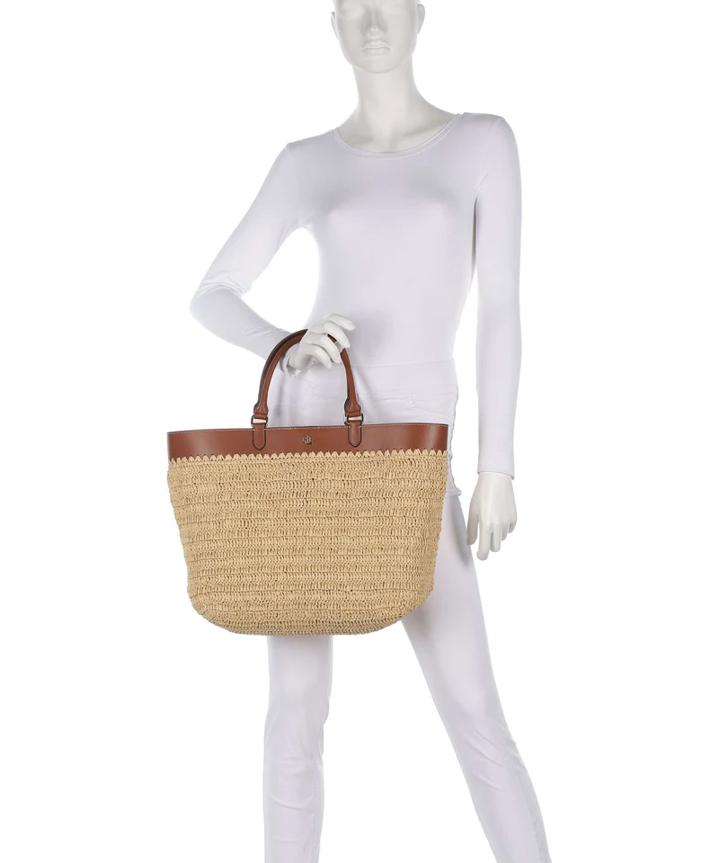Lauren Ralph Lauren Kyla Large Bolso de mano natural/lauren tan